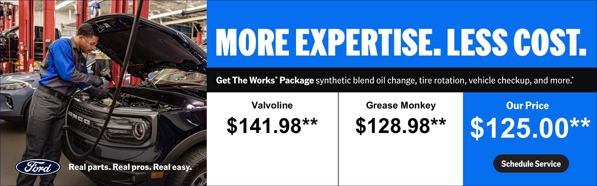 Dare to Compare the Works Pricing!