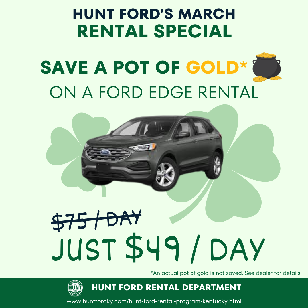 Graphic for Rental Special: Save a Pot of Gold on a Ford Edge Rental - Just $49 a day
